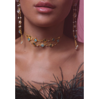 Golden Triple Elara Choker