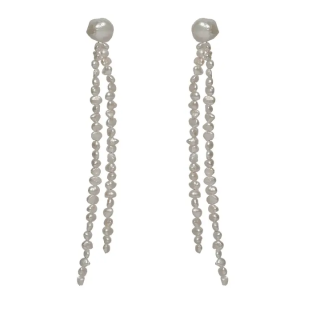 Elegante Perlenohrringe