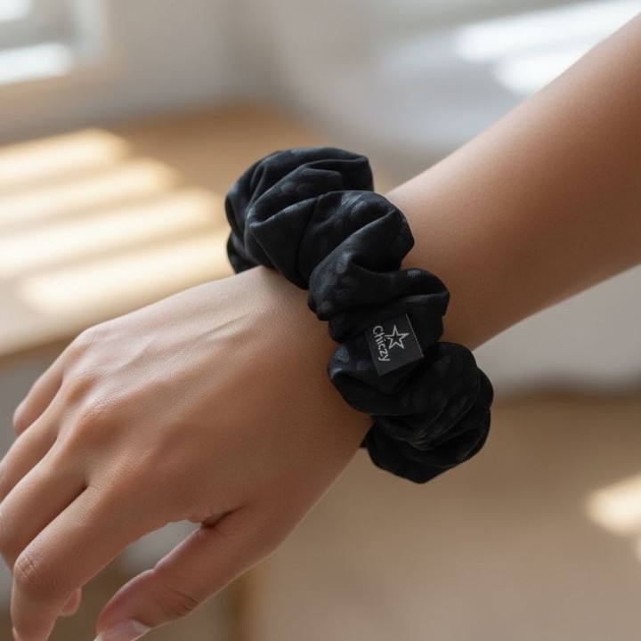 Leo Luxe Satin Scrunchie