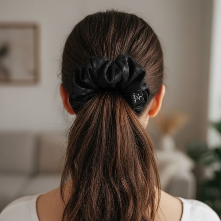 Leo Luxe Satin Scrunchie