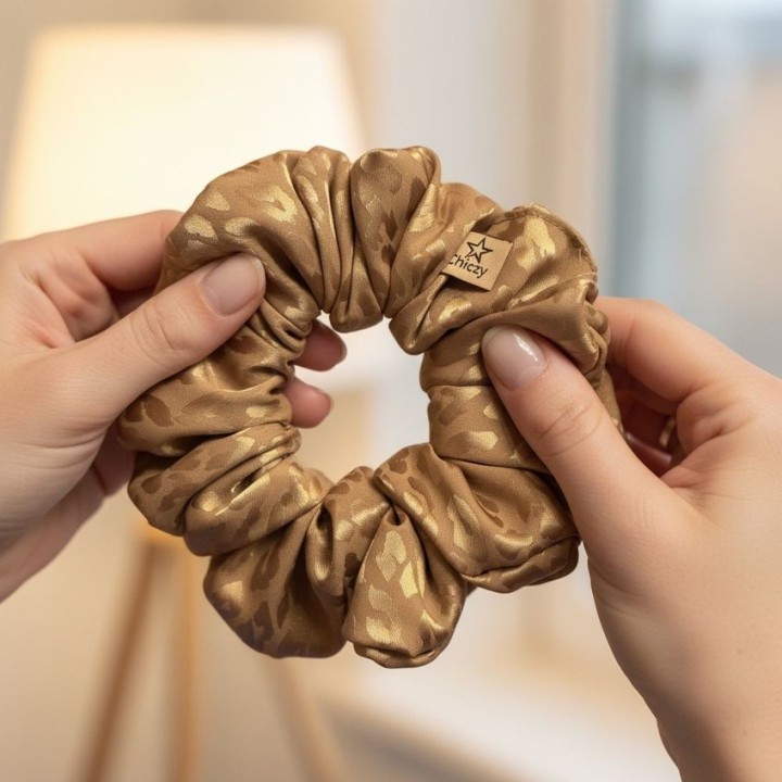 Leo Luxe Satin Scrunchie