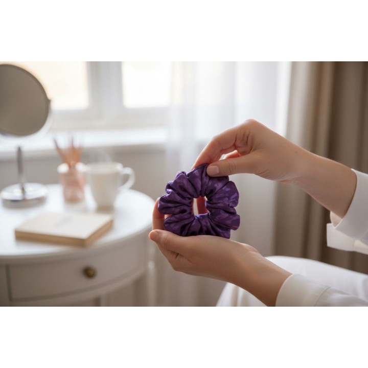 Leo Luxe Satin Scrunchie