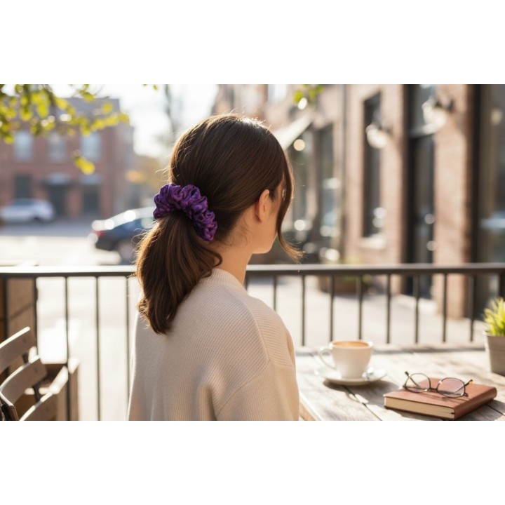 Leo Luxe Satin Scrunchie