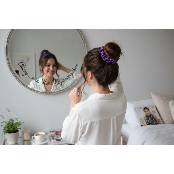 Leo Luxe Satin Scrunchie