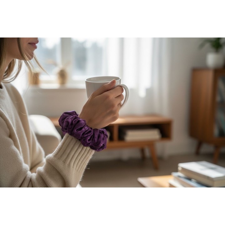 Leo Luxe Satin Scrunchie