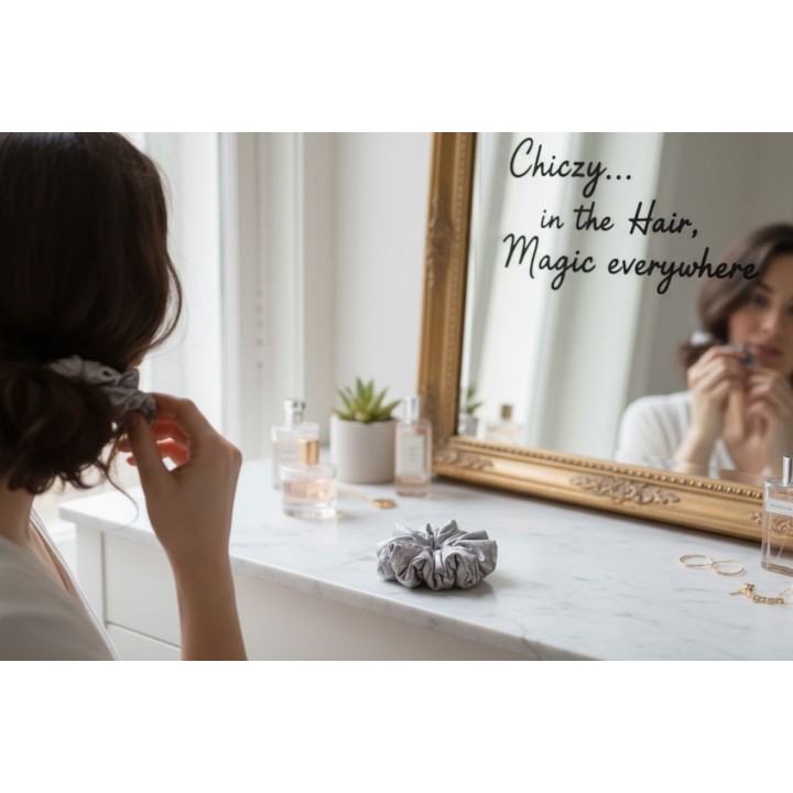 Leo Luxe Satin Scrunchie