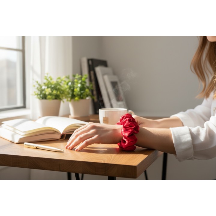 Leo Luxe Satin Scrunchie