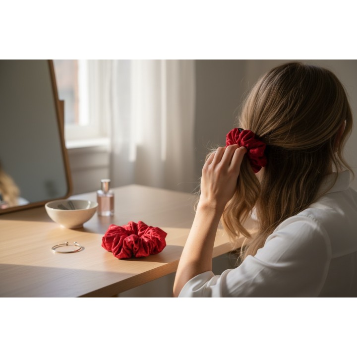 Leo Luxe Satin Scrunchie