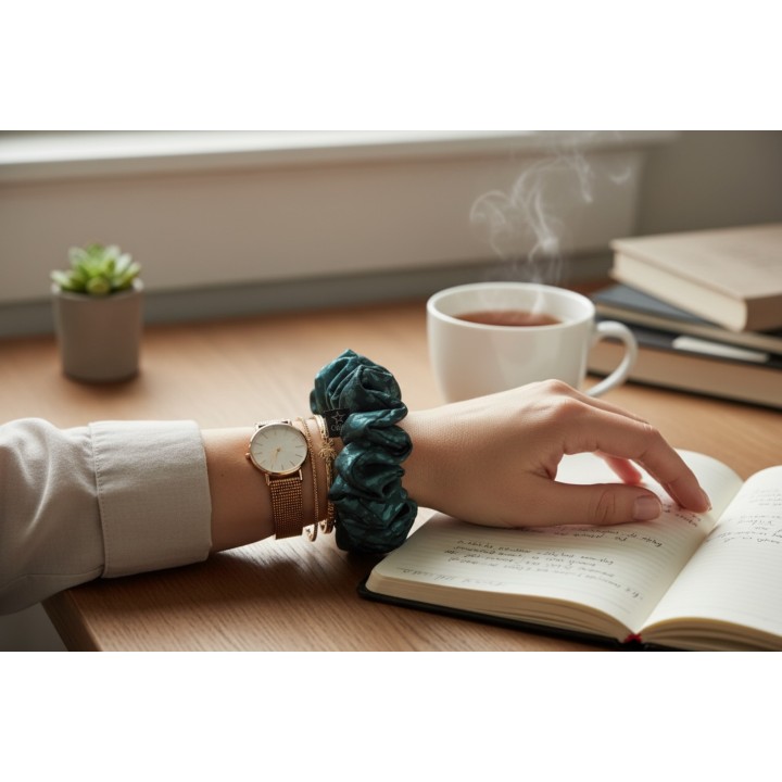 Leo Luxe Satin Scrunchie