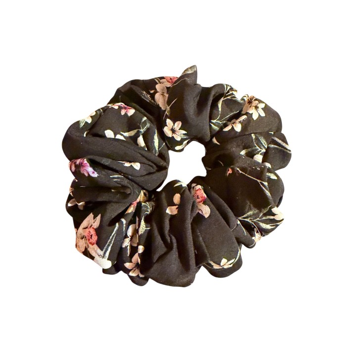 Dark Bloom Scrunchie