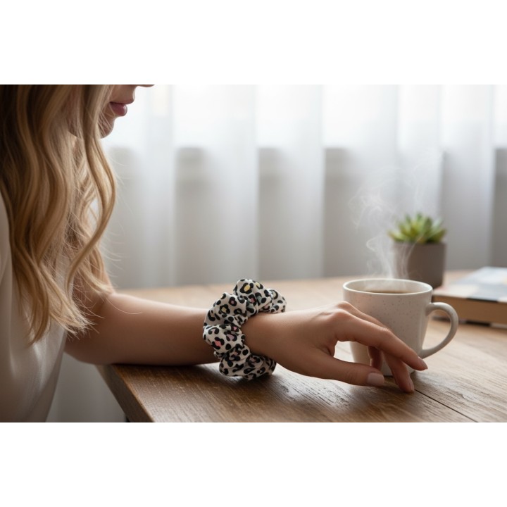 Pastell Leo Scrunchie