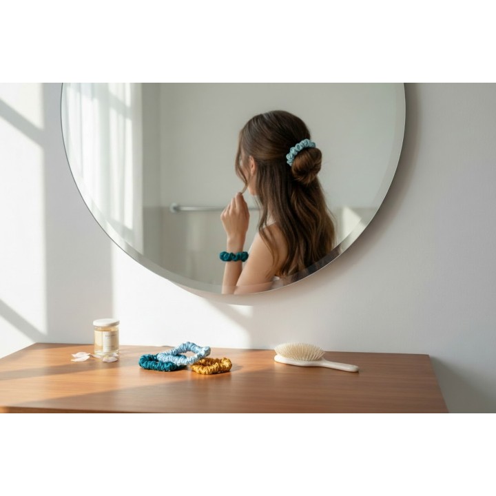 Mini Seiden Scrunchie - Golden Hour