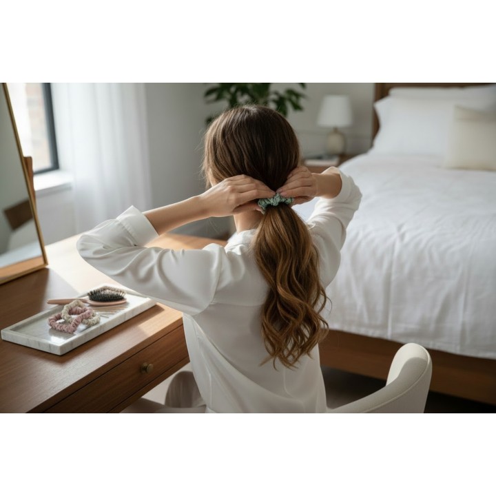 Mini Seiden Scrunchie - Fresh Start