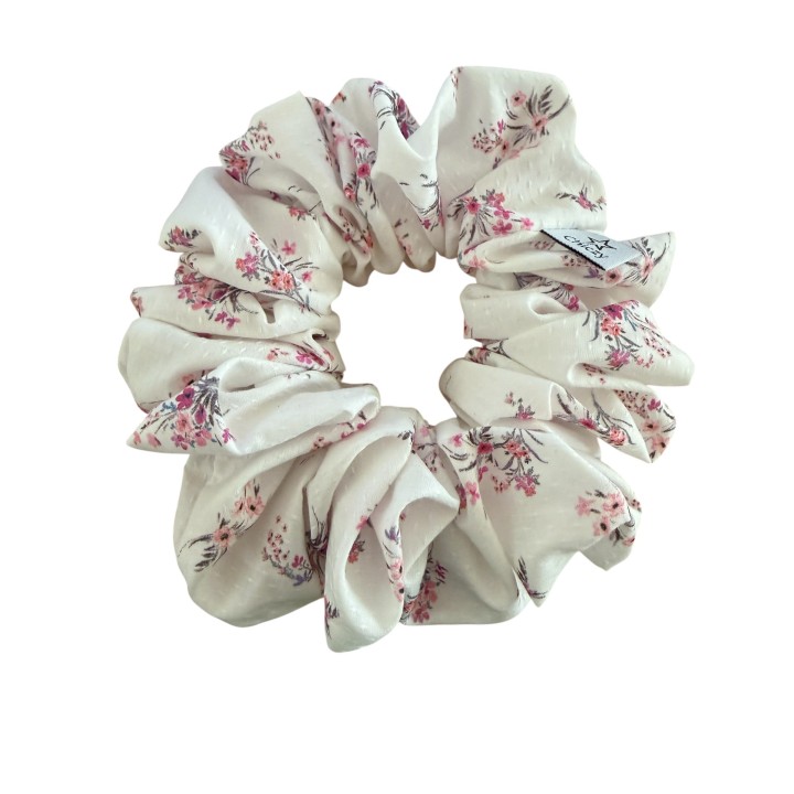 Rosé Garden Scrunchie