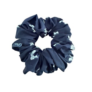 Midnight Bow Scrunchie