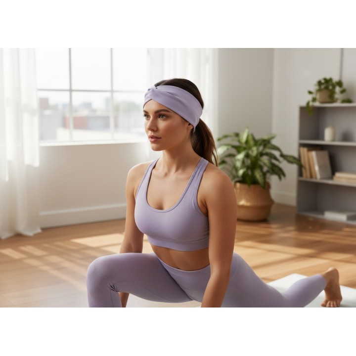 Pastel light Lilac Swim & Sweat Headband