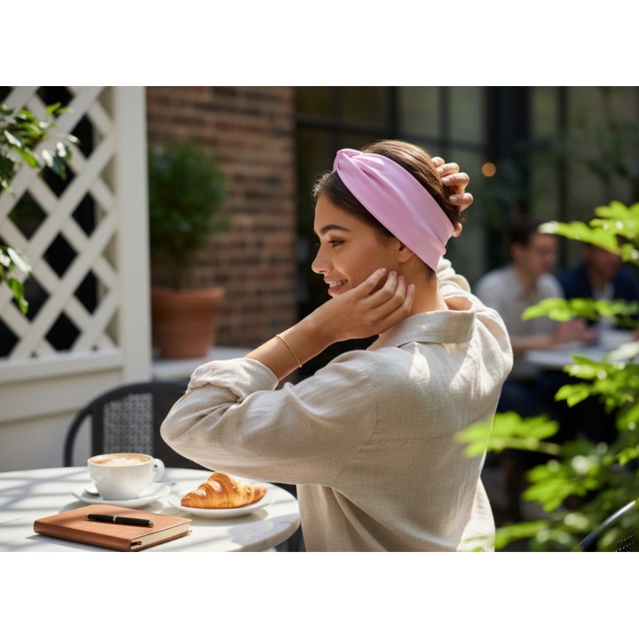 Pastel Blush Swim & Sweat Headband