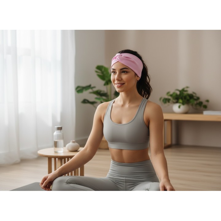 Pastel Blush Swim & Sweat Headband