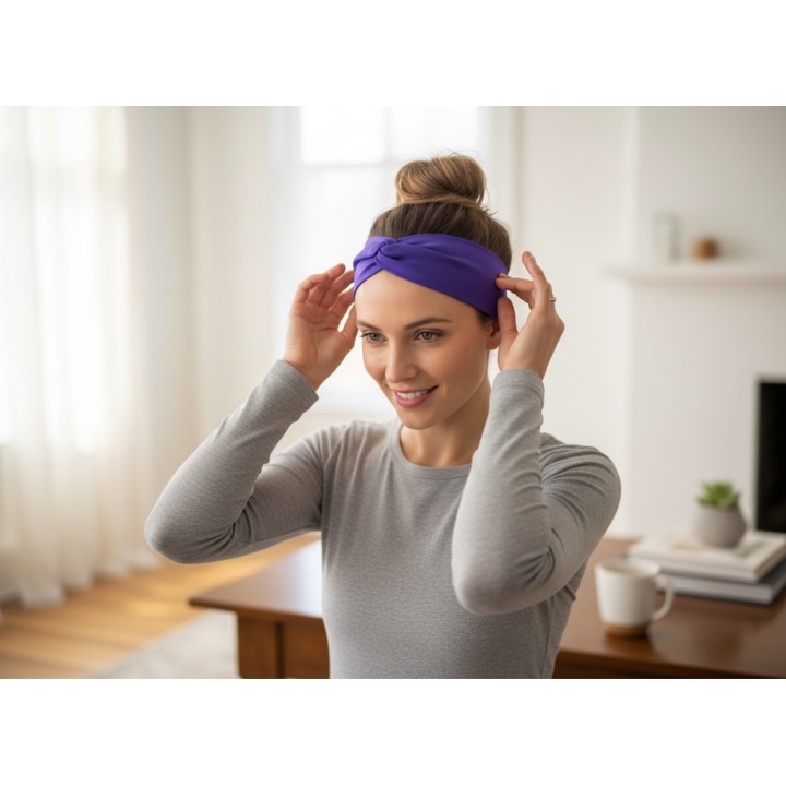 Pastel Lilac Swim & Sweat Headband