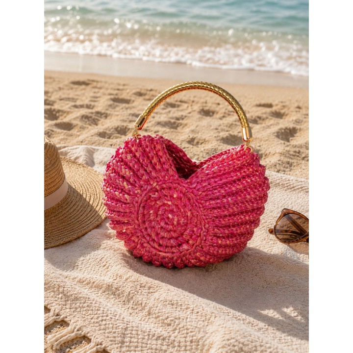 Pink Glow Shell Bag