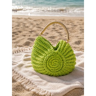Green Glow Shell Bag